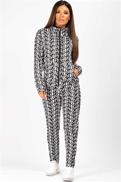 white fendi womens tracksuit set|fendi joggers women's.